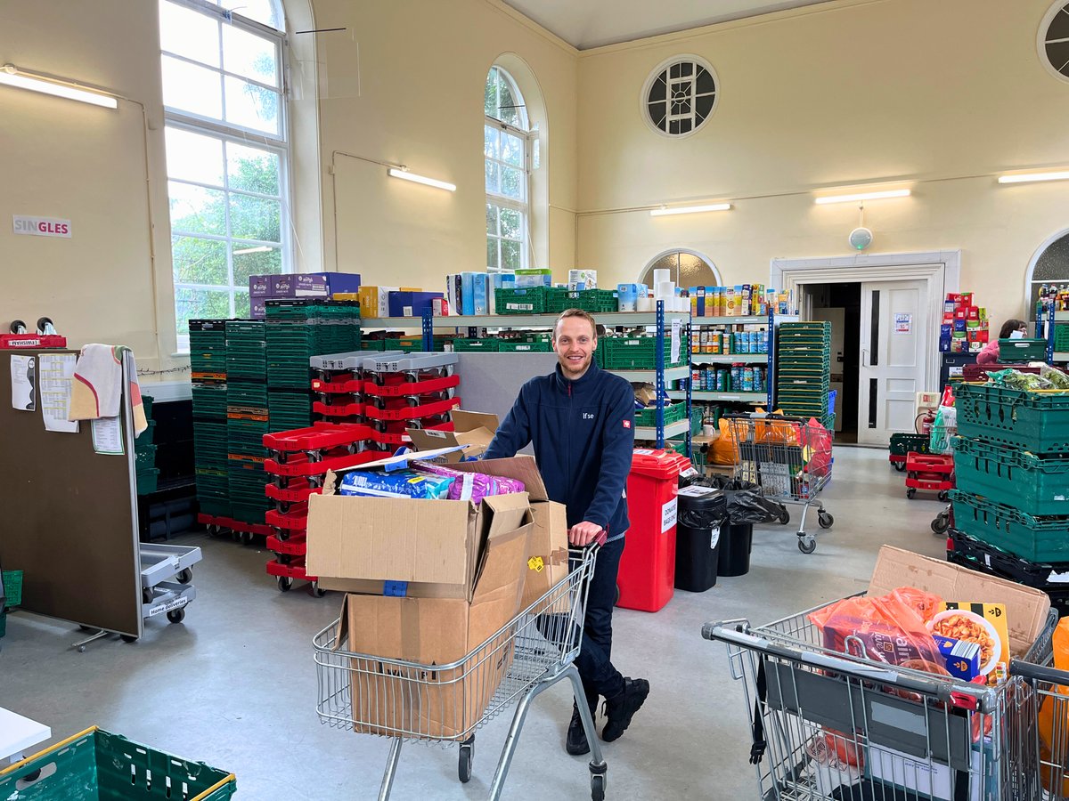 IFSEuk's tweet photo. Congratulations to the #ifse team for donating 60kg of essentials to The @TrussellTrust @lewishamfood Bank! 🥫👏
The Trust is an incredible anti-poverty charity that provides practical support to those in need and advocates for a future without emergency food reliance. https://t.co/I3pyP4VvSb