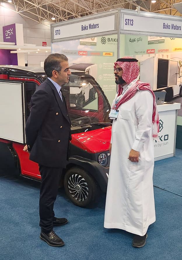 BakoMotors's tweet photo. Check out the highlights from BAKO Motors' participation at the Global EV &amp; Mobility Technology Forum on July 10-11 in Riyadh, Saudi Arabia.   
What do you think of our red B-Van? ⚡☀️🇹🇳https://t.co/kvCckXXhAZ

#gemtech2024 #bakomotors #bvan #sustainability #electriccar #solarcar https://t.co/HXqhcgPpeT