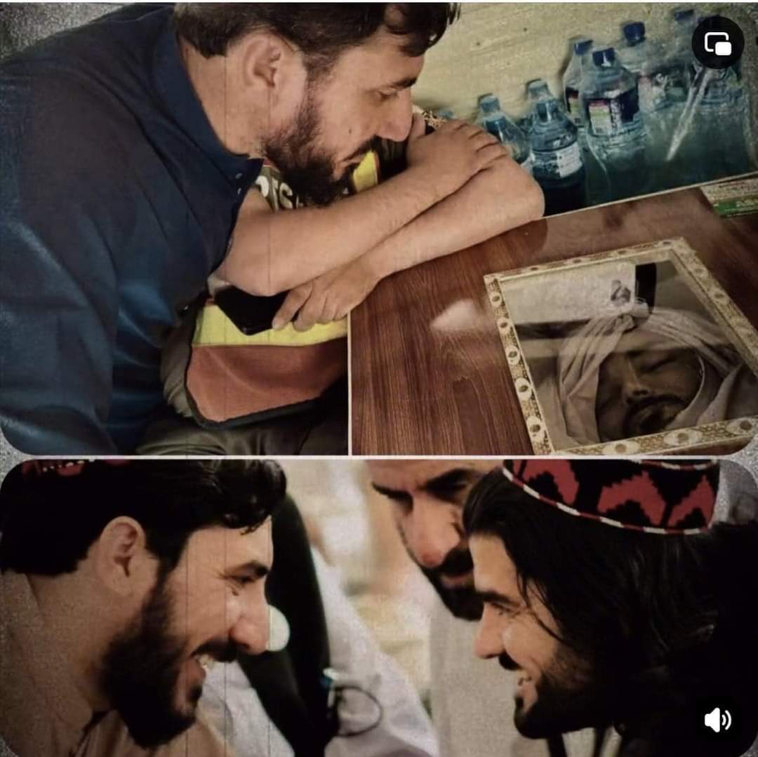 idrees2023's tweet photo. خپل هډوکي، خپل بدن خاورو ته سپاري.            
منظور جان دی ګیلامن خاورو ته سپاري.            

ترانه د پښتونخوا به شي خاموشه.                     
نن بلبل مې د وطن خاورو ته سپاري.                   
             
#ګیلامنه😭💔 https://t.co/eU6U6G6PX0
