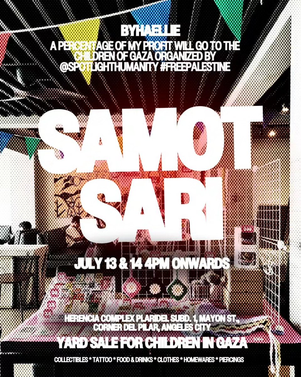 may pop-up ulit ako! &amp; guess what — for children in Gaza!