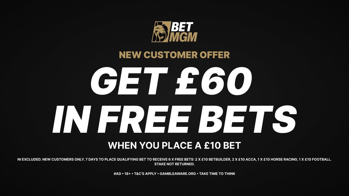 🏆 DOUBLE DOUBLE 🏆

✅ 160/1 with BetMGM
❌ Only 69/1 elsewhere

➡️ Bet £10 &amp; Get £60 in FREE BETS here: tcd.bet/BetMGMEuro24

❤️ LIKE &amp; REPOST and if this bet wins i’ll give £100 CASH to FIVE followers.

#AD | New Customer Offer | T&amp;C's Apply | 18+ | GambleAware.org