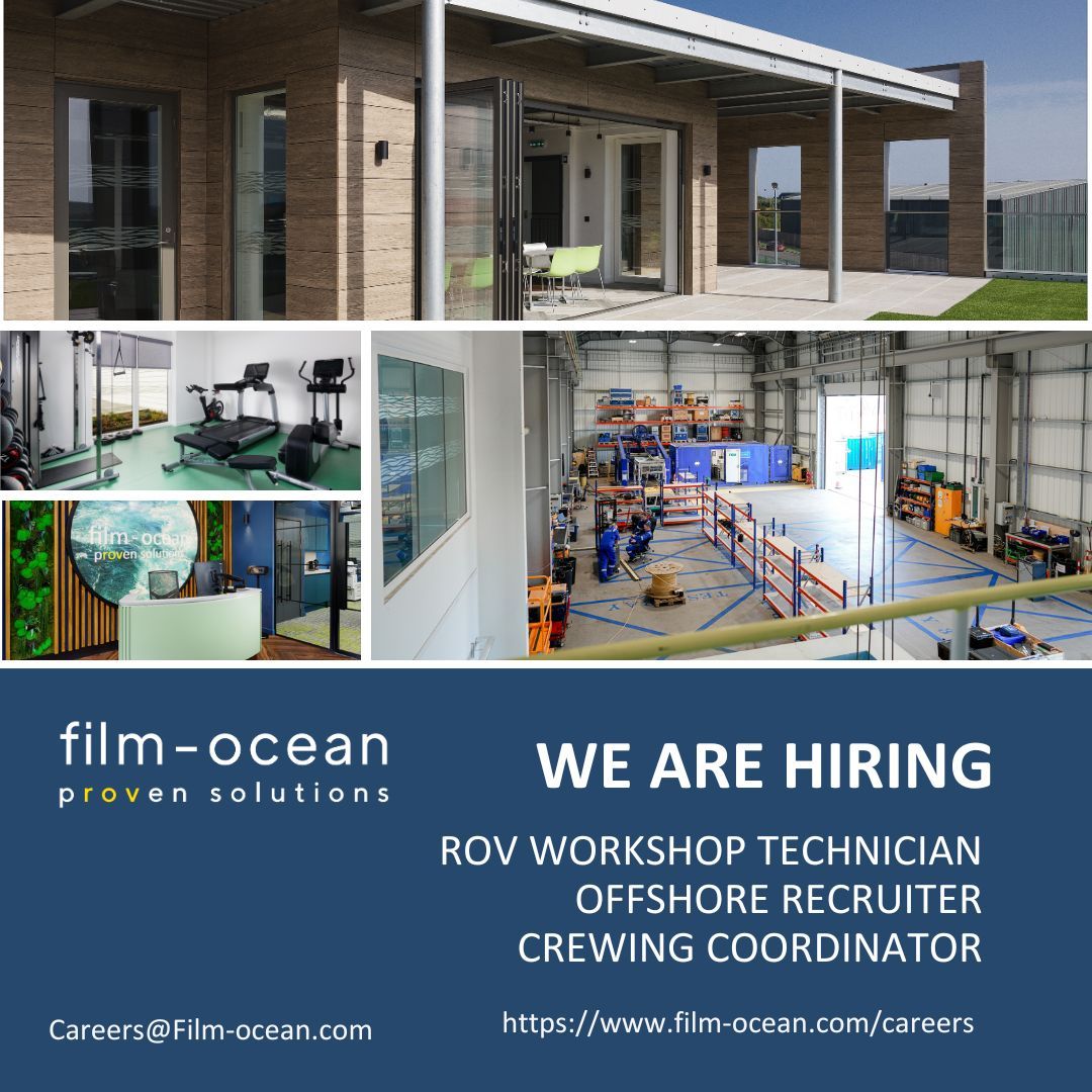 We are currently seeking talented individuals for ROV Workshop Technician, Offshore Recruiter, and Crewing Coordinator roles. Competitive salary and benefits, ppportunities for professional growth and development. To apply visit buff.ly/3CHlKZQ  #jobs #hiring