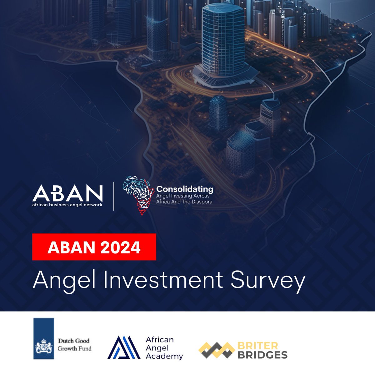 Have you taken part in the #2024ABANSurvey yet? If you started the survey but didn't complete it, don't worry! Your answers will be saved for 15 days, giving you plenty of time to finish up.

Let's get started 👉bit.ly/3VYDQQX

@briterbridges  <a href="/AAA_AngelInvest/">African Angel Academy</a> <a href="/TheDGGF/">DutchGoodGrowthFund</a>