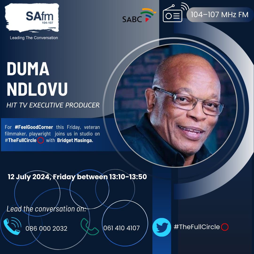 RhythmWorldProd's tweet image. Currently on @SAfmRadio please tune in.  #Queenmodjaji #feelgoodcorner #TheFullCircle⭕️