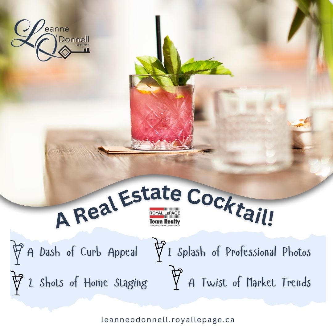 Cheers to selling your home with a splash of fun! 🎉🍹 Ready to mix up the perfect real estate cocktail that guarantees a successful sale? Here’s the recipe: