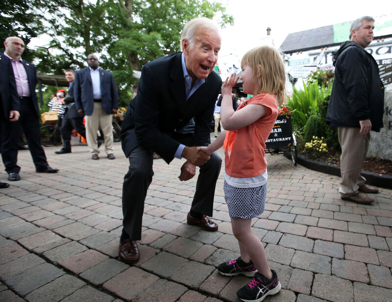 An Ode to Joe.

Hey Joe, how are ye. This is Ireland calling. No Joe, not the Almighty, just old almighty Ireland. You know Joe, we love you over here. No, not because you are the President of the United States, but because you are a decent man, with decent values and you