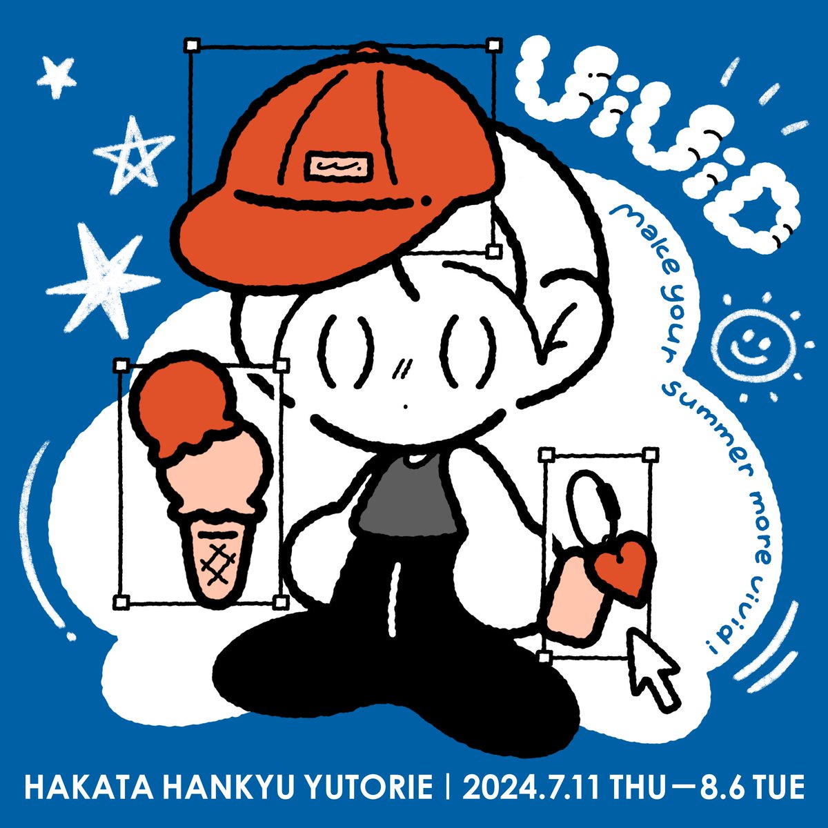 ➖EVENT  博多阪急『ユトリエ』で開催中のイベントに出店しています🌴🐠  ちょこっと新しいグッズもあります! お近くの方はぜひお立ち寄りください👟  「ViViD」 - 博多阪急8階 『ユトリエ』 イベントルームB - 7月11日㊍-8月6日㊋ - 10:00-20:00(最終日は18:00終了)  https://www.hankyu-dept.co.jp/hakata/shopnews/detail/1243167_1813.html