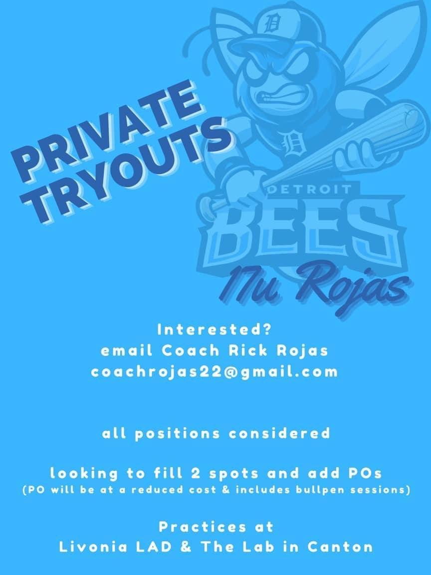 Detroit Bees MRT 17U (@bees17u) on Twitter photo 17U Bees for next year. Come join the hive. Contact Coach Rick, or send DM.
<a href="/CoachRojas22MRT/">Ricardo Rojas</a> <a href="/CoachoMRT/">MRT</a> <a href="/slightedgej2/">Marc A. Smith</a> 17U Bees for next year. Come join the hive. Contact Coach Rick, or send DM.
<a href="/CoachRojas22MRT/">Ricardo Rojas</a> <a href="/CoachoMRT/">MRT</a> <a href="/slightedgej2/">Marc A. Smith</a>