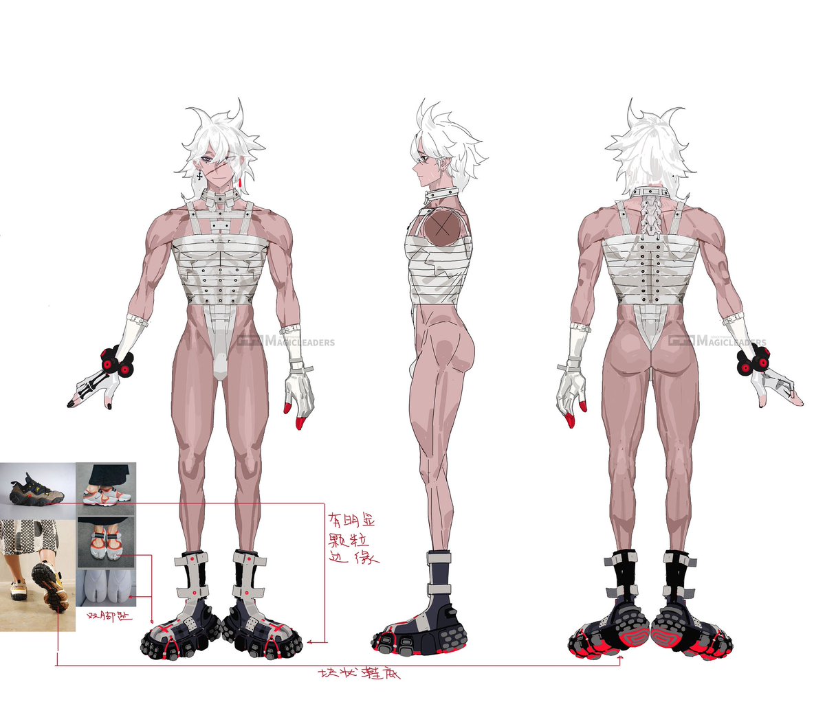 Magicleaders's tweet photo. 【Magicleaders’ Design Ideas】@dislyte 伊邪那岐👹🔥Character Original Painting Design by Teacher 73.

#Magicleaders #曼奇立德 #Dislyte https://t.co/S1UiUoausE