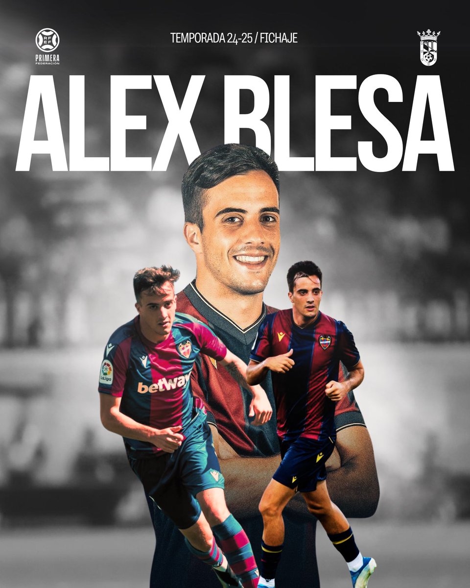 ADCeuta_FC's tweet photo. OFICIAL 📣 | Alex Blesa 🤝 

El centrocampista sub23 procedente del Levante UD reforzará la medular Caballa la próxima temporada 🚀🤍🖤

¡Bienvenido a tu nueva casa @alexblesa10! 🏡

🔗 https://t.co/fy4tIawMz4

#SiempreADCeutaFC⚪️⚫️ https://t.co/Uvrv5RrtzN