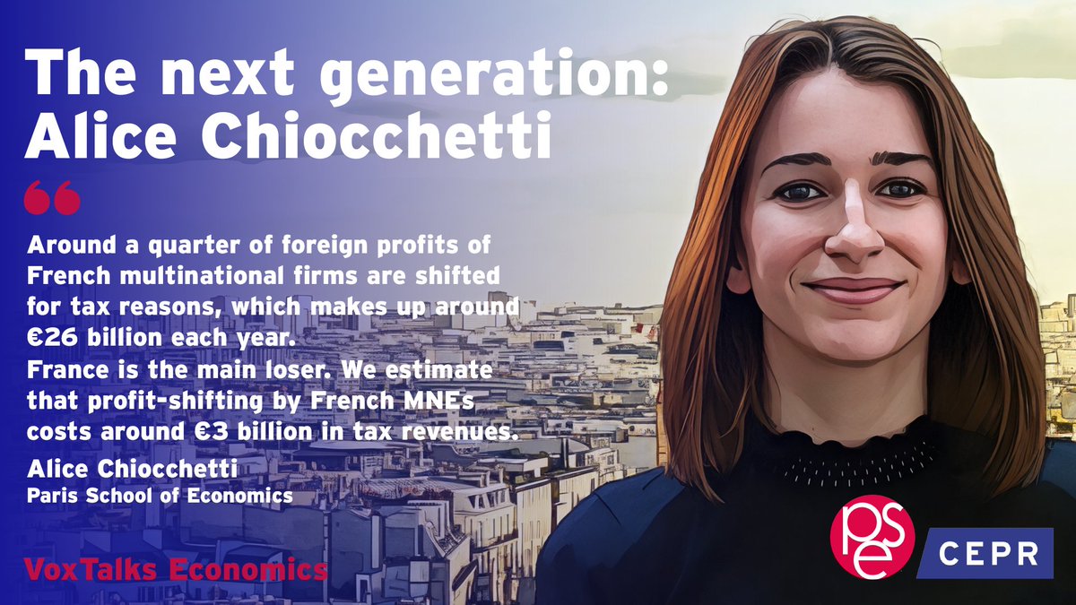 ⭐ VoxTalks Economics NEW EPISODE ⭐

This week: 3 next-gen economists who made their mark at the CEPR-PSE Symposium 2024. What did <a href="/alicechiocch/">Alice Chiocchetti</a> <a href="/PSEinfo/">Paris School of Economics</a> discover about the costs of profit shifting by multinationals?

Subscribe &amp; Listen: podfollow.com/voxtalks