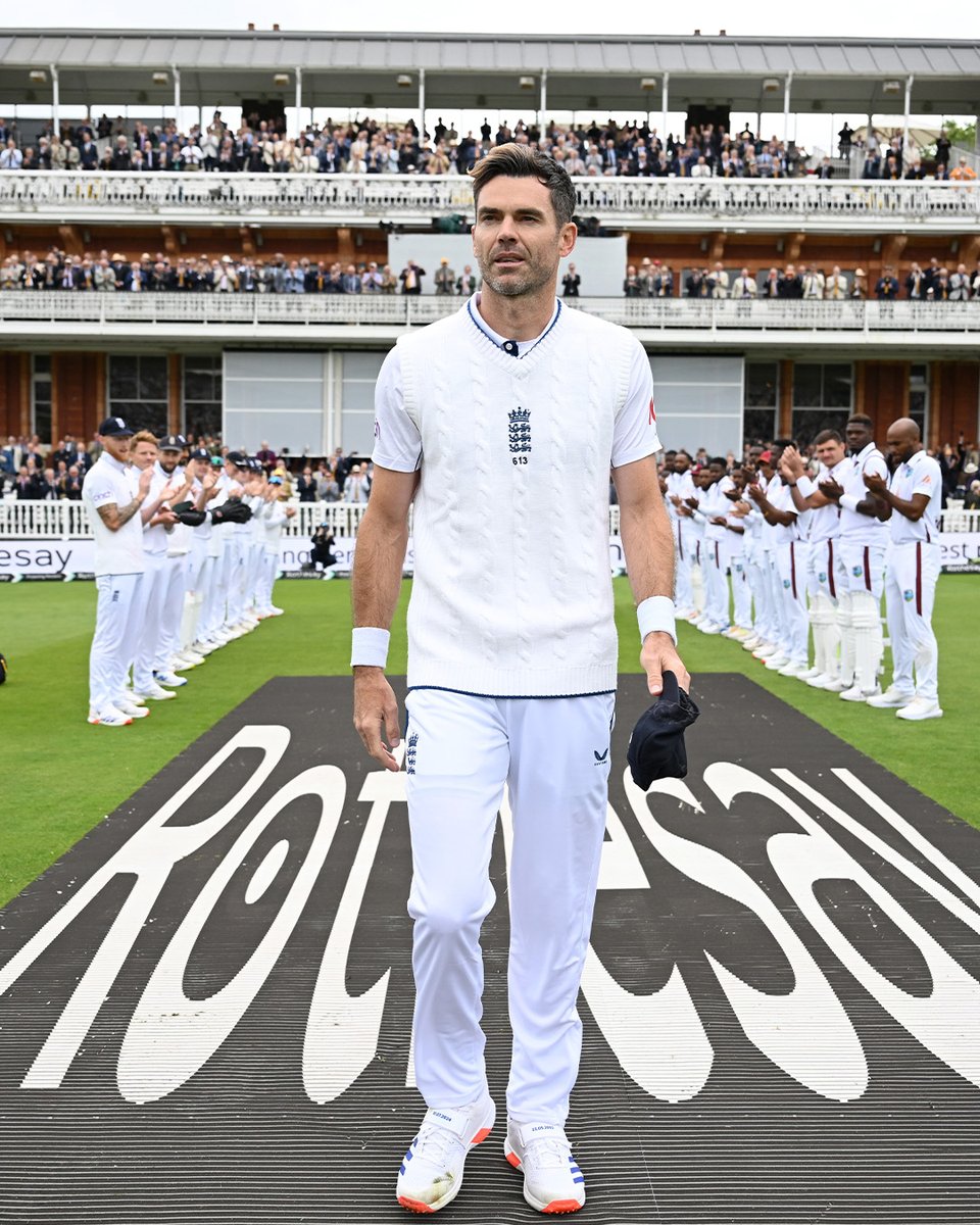 23Kishi's tweet photo. You'll always be an inspiration and idol for many players . Playing the toughest &amp; longest format of the game for 21 yrs as a fast bowler looks unreal but you did it with the same passion and perfection throughout your career.
Happy Retirement! Gonna Miss You🥺🙂
#JamesAnderson https://t.co/SOuAT8TZNO