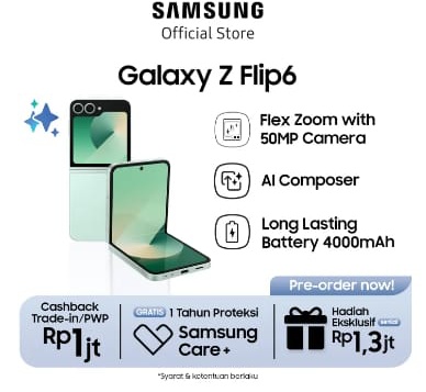 ciaaa7_'s tweet photo. @LazadaID Excited banget pengen cobain langsung fitur Galaxy AI nya
#GalaxyZFold6    dan #GalaxyZFlip6    Terbaru! #LazadaID   
#LazadaGiveaway     💜 https://t.co/fKy6YaEIMS