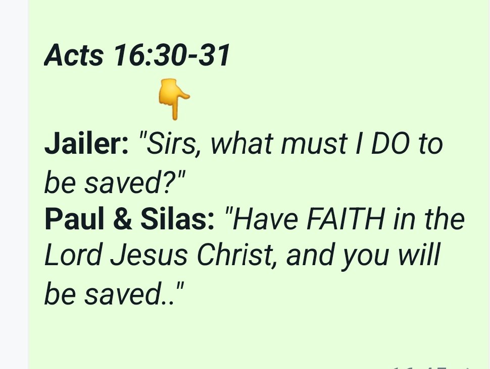 HisLifeNMe's tweet photo. @ThugLifeSproul What would the Jailer answer if he was asked how he was saved?
ππ»"I was saved because I believed in the Savior, just like Paul asked me to"
#ReadYourBible (instead of Sproul's philosophy)
#KnowGod
#BeBornAgain https://t.co/vm5dndzo0k