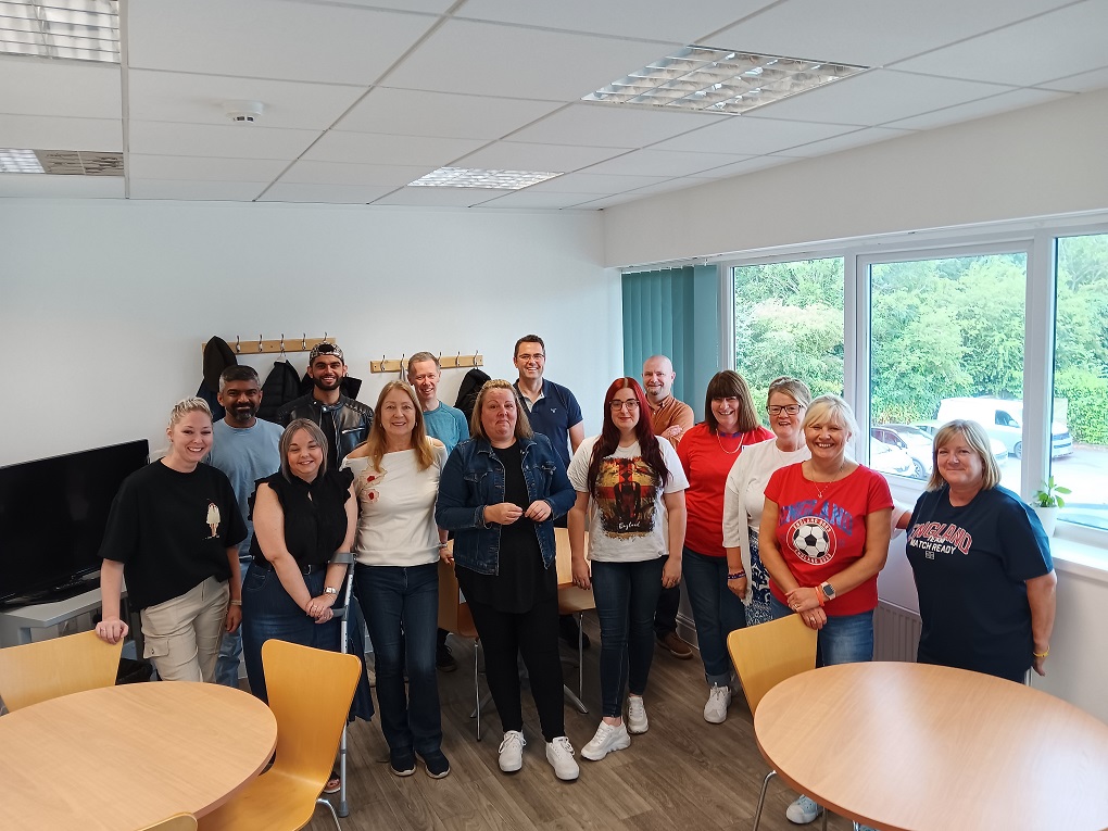 SecurityPlusLi1's tweet image. Head office at Security Plus + Limited are supporting the  Euro’s Final between England and Spain on Sunday by having a dress down day! As always we are raising money for charity and all proceeds will go towards MND Association. #supportingEngland #MND #dressdownday