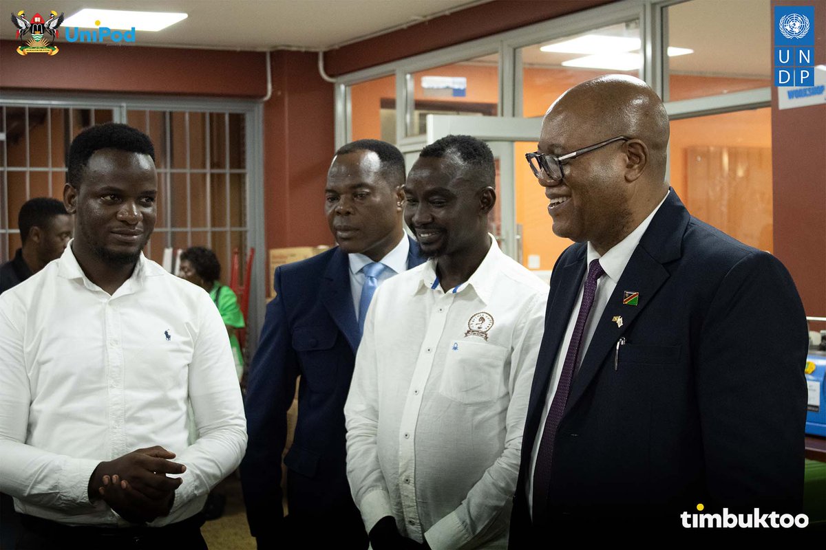 MakUnipod's tweet photo. Earlier last week, Namibia's High Commissioner to Uganda, Lebbius Tangeni Tobias, accompanied by a delegation from Namibia, visited the @MakUnipod  on Tuesday, July 2nd, 2024.
@Makerere @ProfNawangwe @UNDP @UNDPAfrica @UNDPUganda https://t.co/cq8YlIBVAp