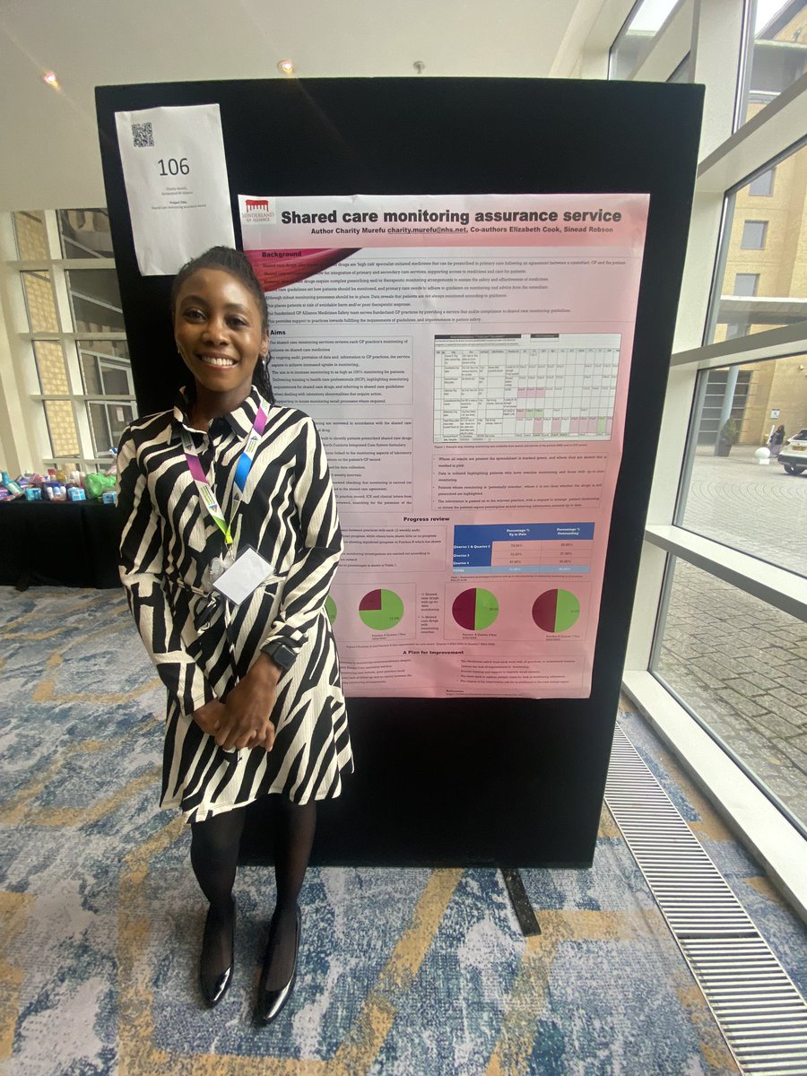 The Sunderland GP Alliance PCN pharmacy team showcasing their work at the Great North Pharmacy Research Collaborative Conference @SunderlandGPA <a href="/GtNorthPharmRes/">Great North Pharmacy Research Collaborative</a> #GNPRC2024
