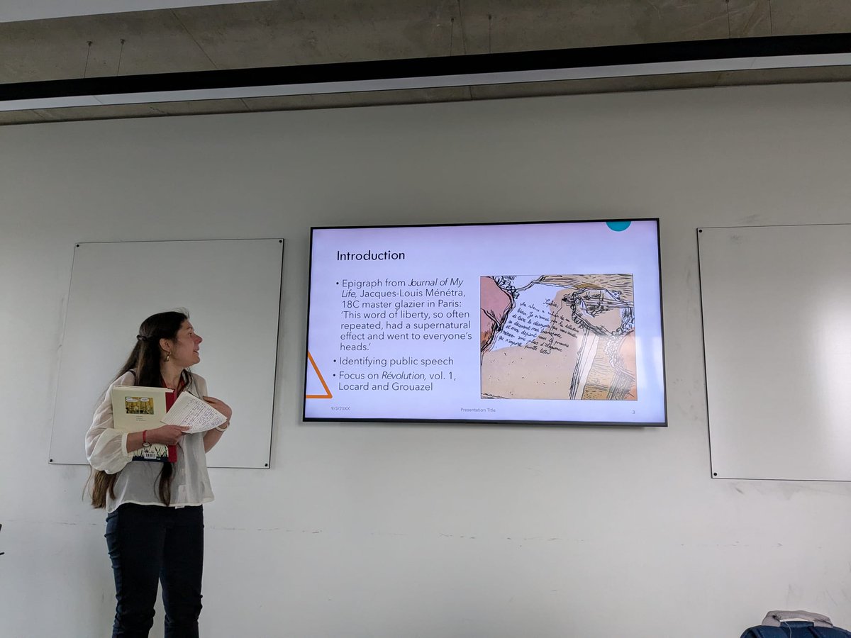 WarwickComicRes's tweet photo. We had a great work in progress event, with network members presenting on bandes dessinées, representing migrant experience, comics about Giacomo Leopardi, ecological resistance in La Borinqueña, and The Incredible Hulk! So much exciting comics research going on at @uniofwarwick! https://t.co/IEPOnSM030