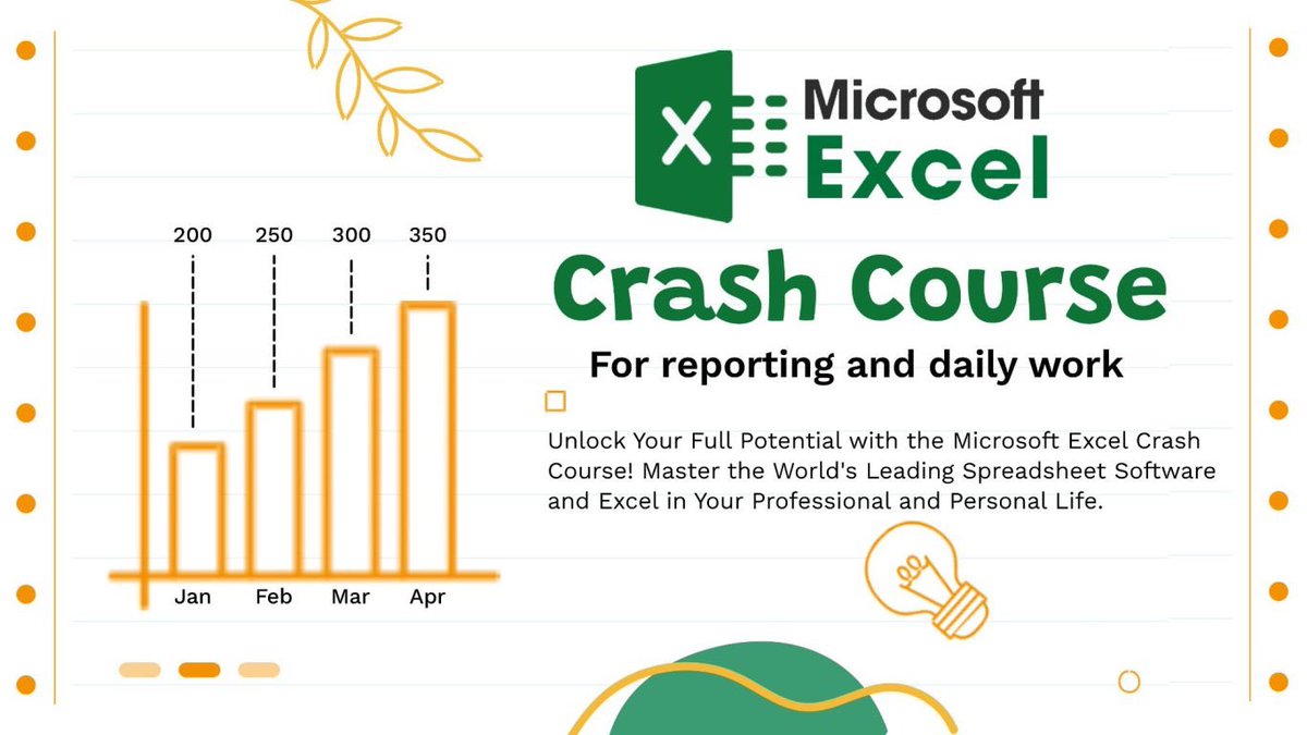 هل تستخدم Microsoft Excel بمهامك اليومية وعندك مشاكل في فهم بعض مزاياه أو لديك مقابلة وظيفية قريبه وتحتاج أن يكون لديك المهارات الكافية ؟
دورة رهيبة من (ثلاثة أيام) ثلاث ساعات باليوم (9 ساعات)، Microsoft Excel - Crash Course

للتسجيل: 
powerdats.net/microsoft-exce…