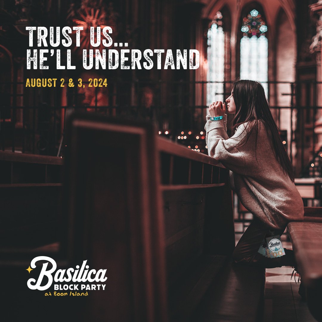Join us for the return of the Basilica Block Party! It's going to be a couple late nights though...think you can hang?

Trust us, he'll understand! 🙏😇

Get your tickets now for the party of the summer --> basilicablockparty.org/tickets/