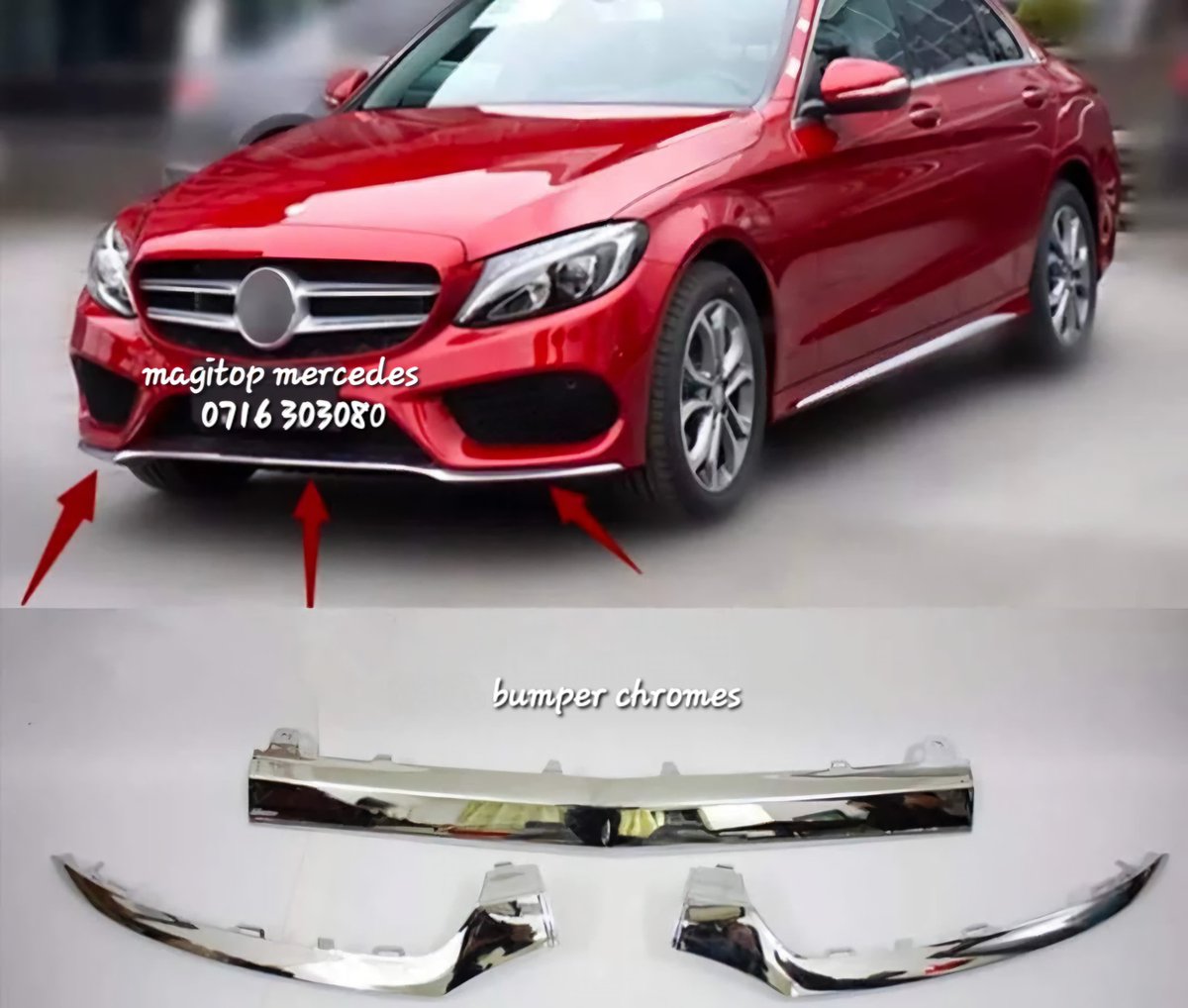 Face lift your car bumper with chrome,w212,w205  contact or WhatsApp 0716 303080.
Location industrial area,Dunga Road
We do deliver country wide.