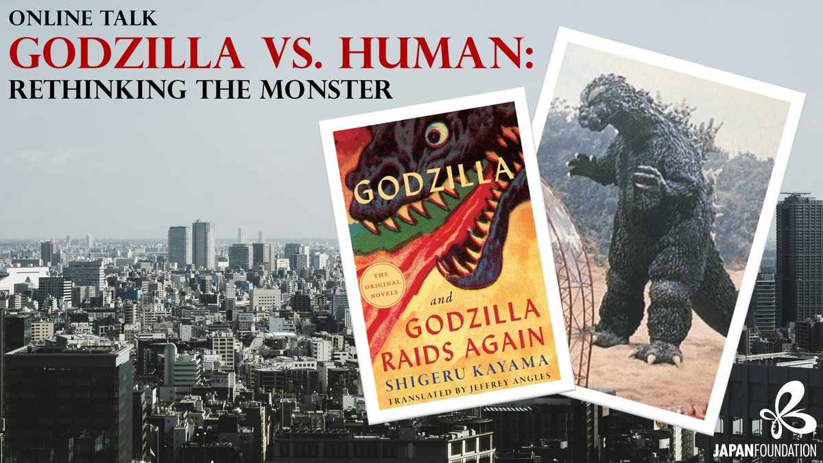 Celebrate 70 years of Godzilla with <a href="/jeffreyangles/">Jeffrey Angles</a>, @steven_sloss, and Alex Davidson as they delve into the real-life significance of Godzilla and the Godzilla franchise.

Fri 9 Aug, 18:30 BST
Online via Zoom
#Free - book now!

More + book 👉 jpf.org.uk/whatson.php#13…

@CAP_Ltd