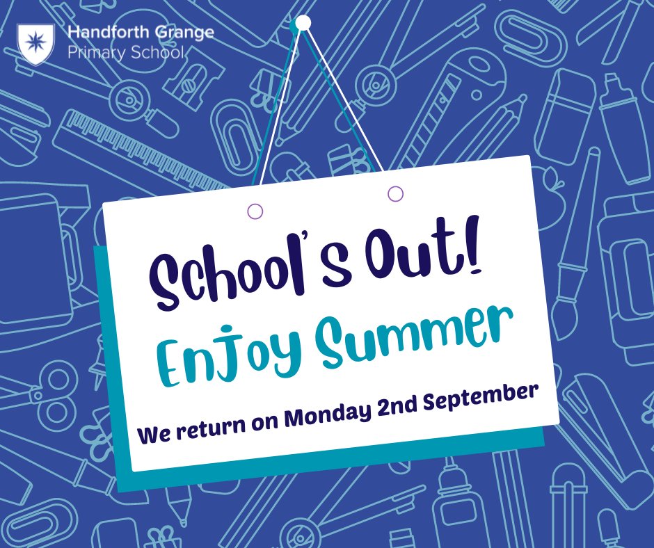 HandforthGrange's tweet photo. Have a great Summer! ☀️ https://t.co/Mkc8sDwVeV