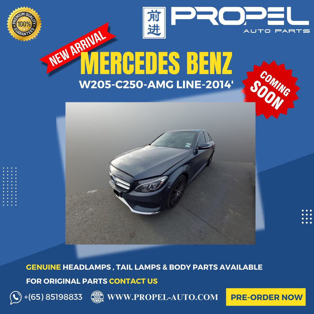 propelauto's tweet photo. #NewArrivalUpdate Mercedes W205 C250 AMG Line arriving soon at #PropelAutoParts #SG
Grabbers!! Start Booking your needed spares from this car now👇🤗
#W205 #C250 #AMG #Bodykit #BrakeKit #Cushions #Interior #Lights #PreOwnedcars #GenuineSpares #W205AMG #Mercedes #GrabCar #BuyNow https://t.co/nVUoQgqXaV
