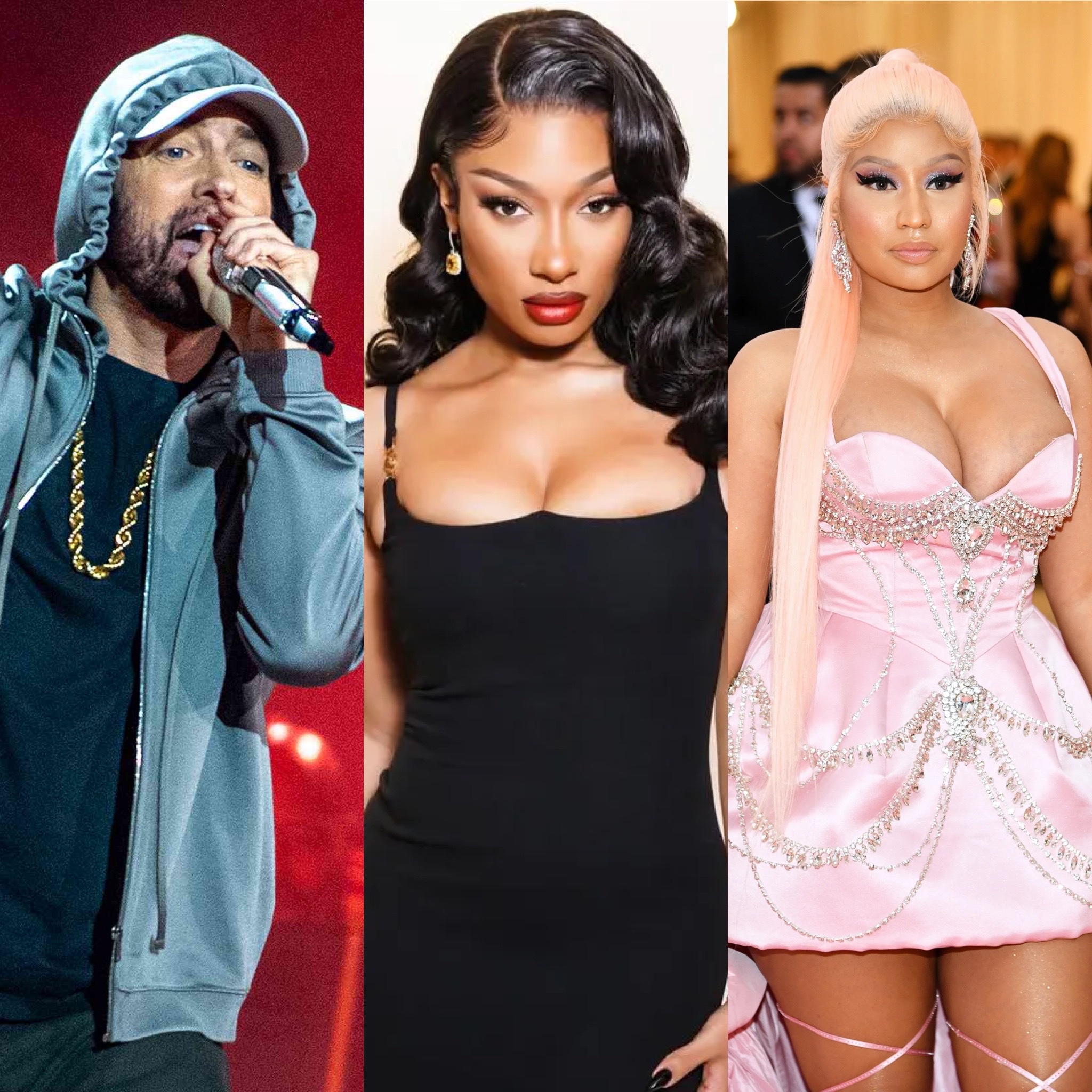 Daily Loud on X: Eminem mentions Nicki Minaj and Megan Thee Stallion on  his track Antichrist from his new album: “Cause I can spit a bar… So  hard, Megan Thee Stallion and