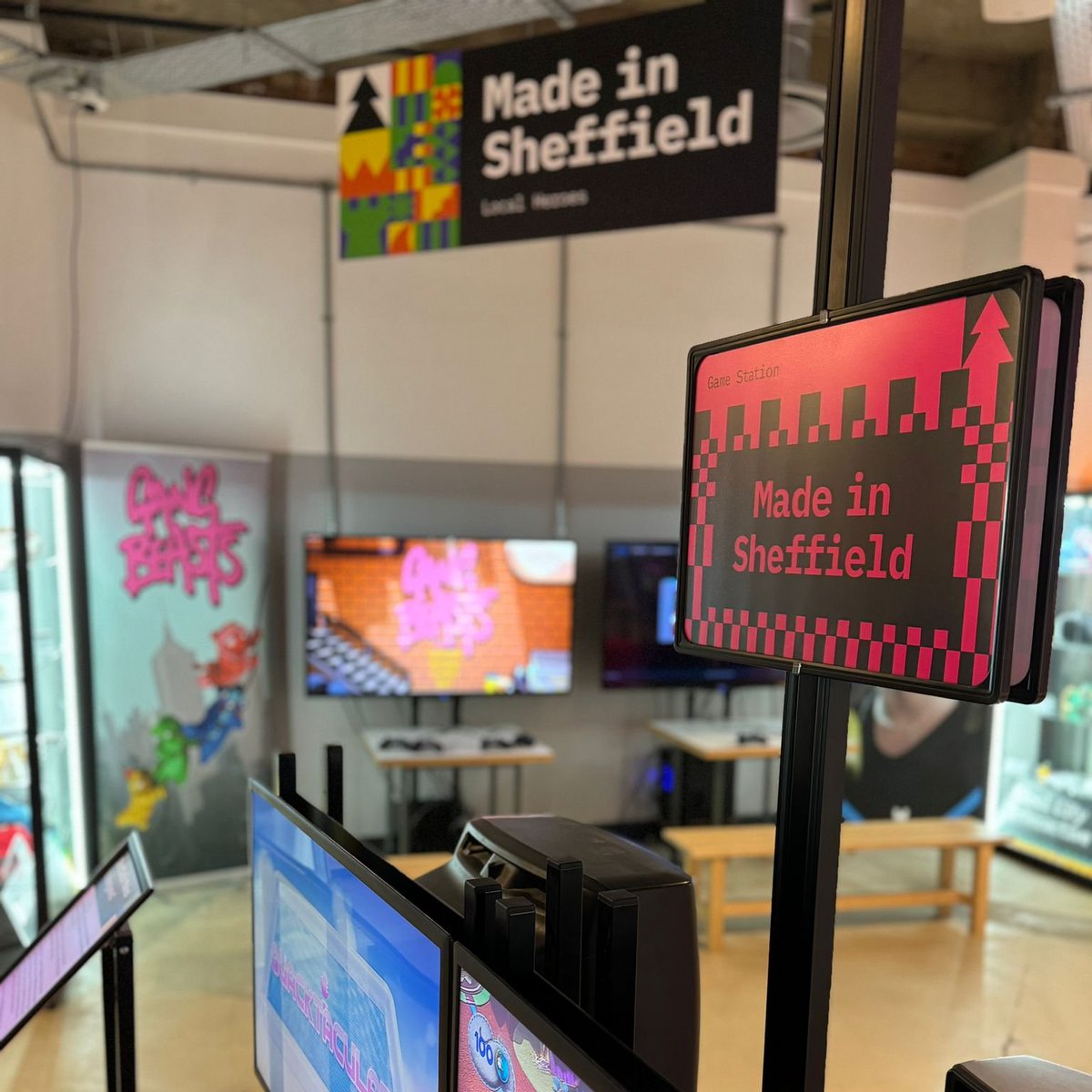 🎮Our Made In Sheffield exhibit gets a revamp this summer to celebrate #Sheffield's gaming heritage🤩

Exploring 40 years of history, the exhibit shines a light on the city’s legacy of videogame development through interactive games and unique objects.

thenvm.org/exhibitions/ma…