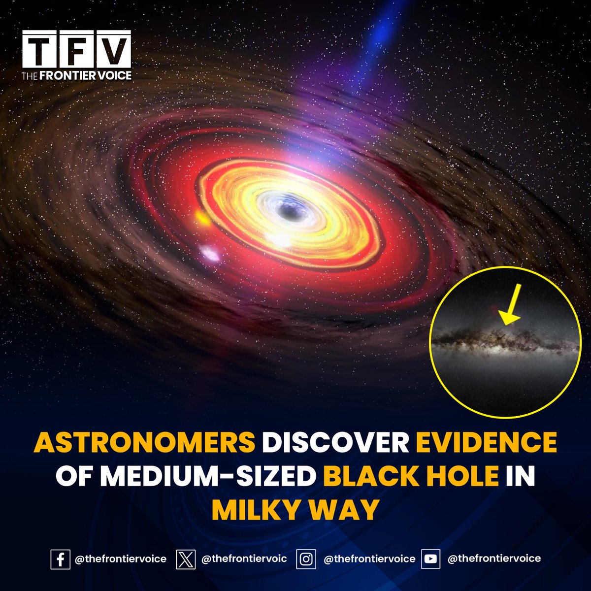 thefrontiervoic's tweet photo. Scientists have uncovered compelling evidence of a medium-sized black hole within Omega Centauri, the largest star cluster in our galaxy. This finding addresses a long-standing cosmic mystery.

#BlackHoleDiscovery #OmegaCentauri #AstronomyMystery https://t.co/bClyQ5UxaJ
