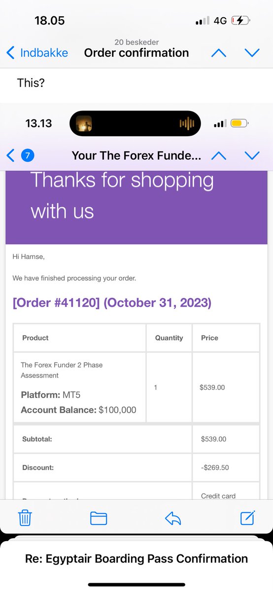 Hamse51874496's tweet photo. THE CONCLUSION IS The Forex Funder is SCAMMING and I have bulletproof proof for that! Look at the screenshots and read the story! @TheForexFunder 

SEE THE COMMENTS FOR ALL SCREENSHOTS!

I bought an account 31 october 2023. Back then I was still learning how to trade so I was not going all In on the account and was only taking few trades with really low risk so I wouldnt blow it while learning. Time pass by and as all know we got migrated to match trader from mt5. 
I sent all the proof we had to send back then and got my 2 accounts back (bought another one a month after because of the low pricing/promo). 

A few weeks ago I passed my phase 1 on the first 100k account I bought. This tuesday the 9th july I passed my phase 2. And bear In mind I have proof of everything. Then I had to do the verification and I sent everything in and all of a sudden I get a mail that my account is breached because of inactivity which first of all makes no sense since I always had the account, passed phase 1 and 2. I text the support and they start questioning me how my account is still active since October in a way if it is impossible to do so. I tell them the reason behind as I wrote in the top of this and told them there is also no time limit so I can use as long as I want. 

They ask for more proof as order receipts because they start saying some people got accounts they was not supposed to get after the migration but I have my thing on lock so I provide any proof, order receipts and everything to them. And I end up getting this mail word for word. 

“Upon checking, your account was migrated and proofs provided were inadequate so accounts team decided to breach the account.”

And bear in mind. 1. I have every proof. 2. How can I have traded on this account for this long, pass phase 1, get a new account, pass phase 2, send them every proof and still get breached with absolutely no reason, funny right. I still didn’t get a reason? So stay far far far away and don’t use your time trying to pass anything with them. 

Further more I make a ticket on their discord and get in touch with a moderator and explain everything. 
And his first excuse is that apparently I got my account because of a system error when migrating was happening because apparently there was no active accounts from October, like I didn’t payed for the accounts I had right now and after some texts I provide him with proof that I payed for both accounts from my bank. After he got that proof he asks me for a screenshot of my dashboard from around mid February to proof I had the accounts active months after I bought which I find really odd but luckily I had pictures of my accounts from 5th march so he got proof again. 

After that he asks why and how I had access to the old dashboard when migrating happened between 29 feb to 4 march. I had to show proof again that I spoke with support in the last week in march about I hadn’t got access to the new dashboard. Now he got proof for every single question he asked me and
as I thought I did a good job to provide proof for every question he tells me that all accounts bought pre January was not eligible for migration from MT5 to Match trader. That is the most crazy thing I heard and as it couldn’t be more funny that is, of course, the only question he didn’t want to answer me and now he deleted the ticket and both my accounts are breached on my dashboard. 

Now I’m standing here with two breached accounts even though I just passed phase 1 and 2 with 100k and was waiting for my funded AND my 200k account in phase 1. 

@TheForexFunder 
@kimmeltrading 
@WaqarAsim10 
@SwaggyCTV 
@RajaBanks