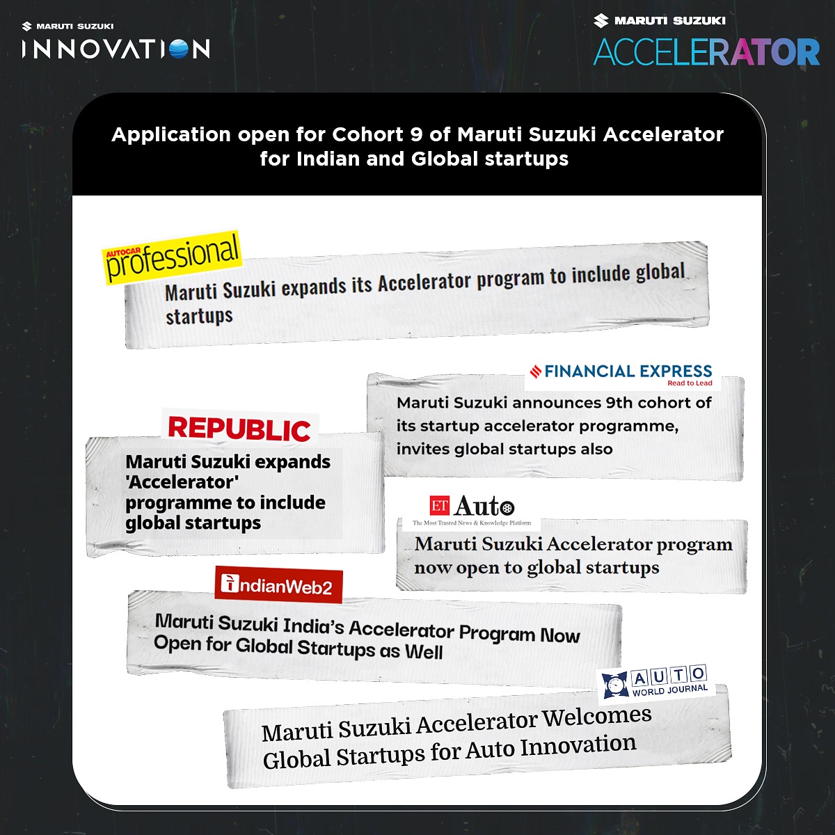 Maruti Suzuki Accelerator tweet media