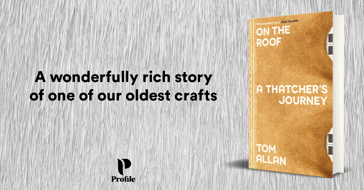 ProfileBooks's tweet photo. In @tomxallan's #OnTheRoof we meet six remarkable people, from a Syrian refugee who found peace among the seagrass roofs of a Danish island to one of the first women to become master of Japanese thatch.
This is thatching as an ancient, living tradition: https://t.co/TcdbPesc6t https://t.co/YC083k4sYU
