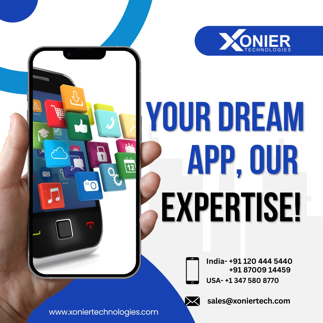 XoniertechInc's tweet photo. Have a brilliant idea for a mobile app? Let us bring it to life! Our experienced developers specialize in creating intuitive and powerful mobile applications for both iOS and Android platforms.  · User-Centric Design · Seamless Performance
· Robust Security #MobileAppDevelopment https://t.co/Z7h9trNTg6