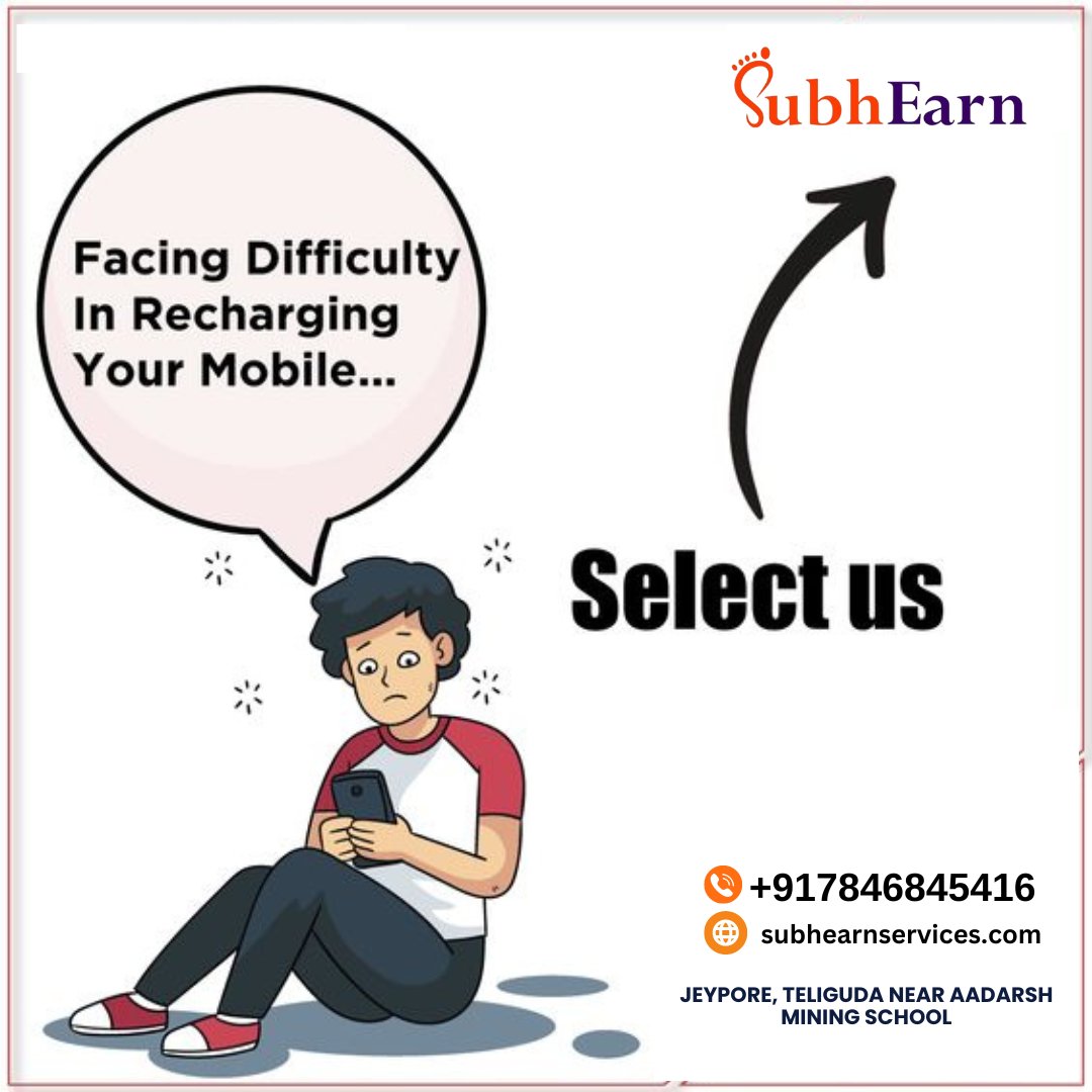 subhearn1999's tweet image. Facing Difficulty in Recharging Your Mobile ?
Select Us SUBH EARN SERVICES PRIVATE LIMITED
☎️ +91 78468 45416
For More Details Visit Our Website – subhearnservices.com
Address - JEYPORE, TELIGUDA NEAR AADARSH MINING SCHOOL
#subhearnservicesprivetelimeted
#software
#aepsservice