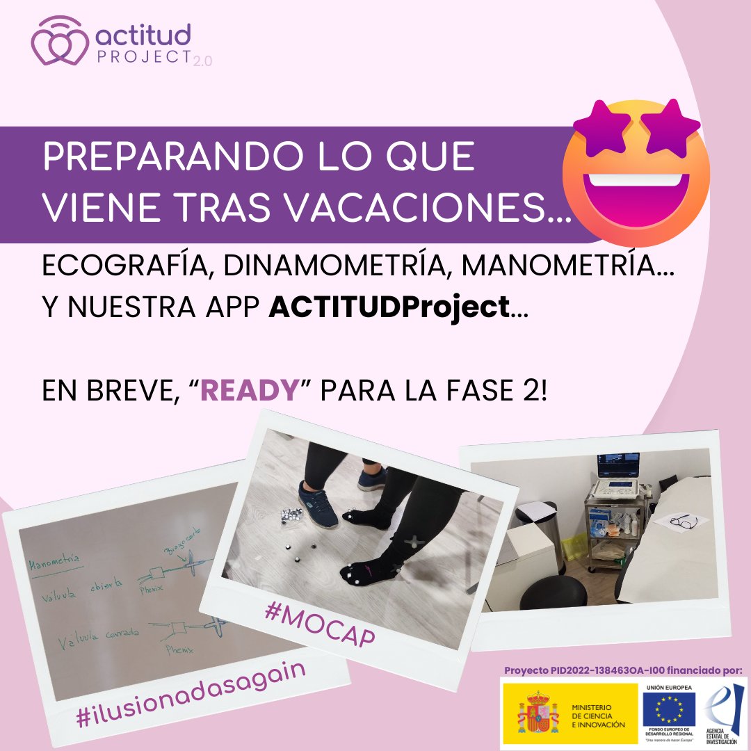 Se acercan las vacaciones, pero nosotras no paramos todavía!

Estamos preparando TOODO lo que viene: evaluaciones, actualizaciones de nuestra app ACTITUDProject, análisis de datos…

Pronto nos iremos a descansar, pero con mucho trabajo hecho!💪

<a href="/InferFisioUIB/">Infermeria i Fisioteràpia de la UIB</a> <a href="/UIBuniversitat/">Universitat de les Illes Balears - UIB</a>
