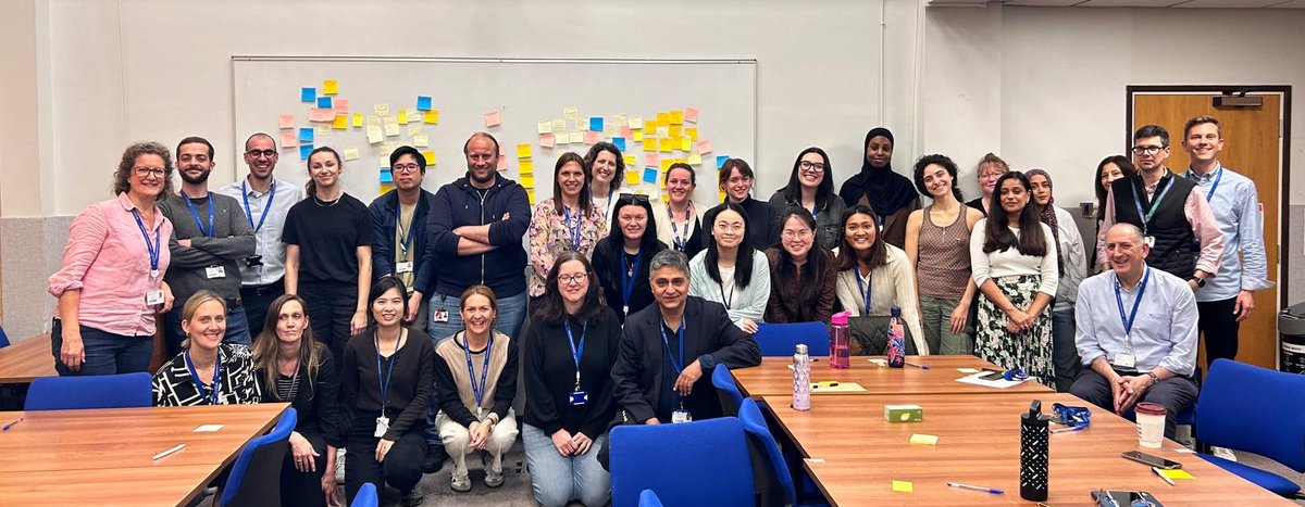 QMUL_CCSPED's tweet photo. This week we got together for the first meeting of our new #Cancer Screening, Prevention and Epidemiology Unit co-led by the wonderful @Jo_WallerPhD
and @ProfManchanda

Lots of post-it notes, chats and laughs - the seeds of new collaborations! 🌱

@QMUL_WIPH https://t.co/zAM9ounE2n