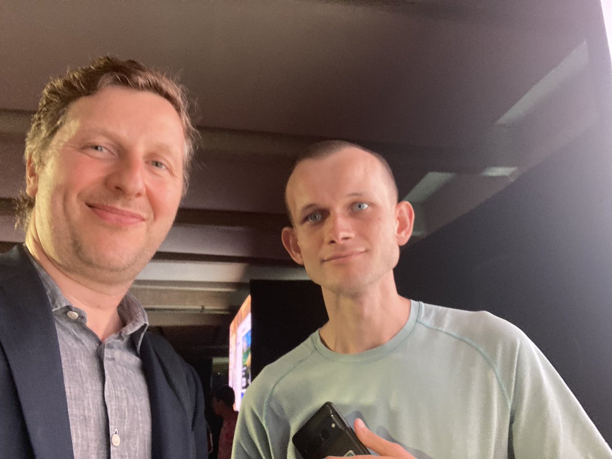 ELECTIS (@electissolution) on Twitter photo Discussing #BlockchainVoting with <a href="/VitalikButerin/">vitalik.eth</a> at the Modular Conference. Vitalik’s post on how blockchain voting is overrated among uninformed people but underrated among inform people changed the way we look at e-voting. Discussing #BlockchainVoting with <a href="/VitalikButerin/">vitalik.eth</a> at the Modular Conference. Vitalik’s post on how blockchain voting is overrated among uninformed people but underrated among inform people changed the way we look at e-voting.