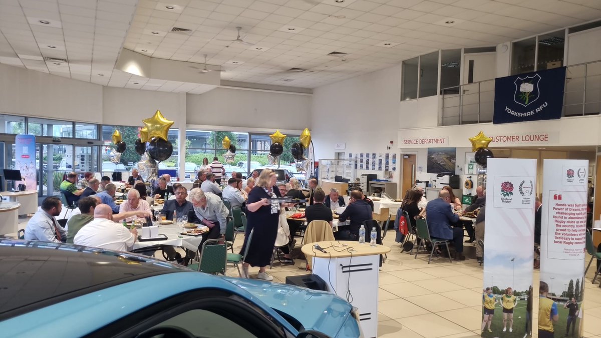 MarshallHonda's tweet photo. What an evening we had last night at the Yorkshire Rugby Volunteer Awards – proudly hosted by Marshall #Honda #York. 

We had ex-England rugby player Tom Wood handing out the prizes to all the lucky winners. Thank you to all the volunteers – you are all winners! #marshallmoments https://t.co/GS5mpEmJuI