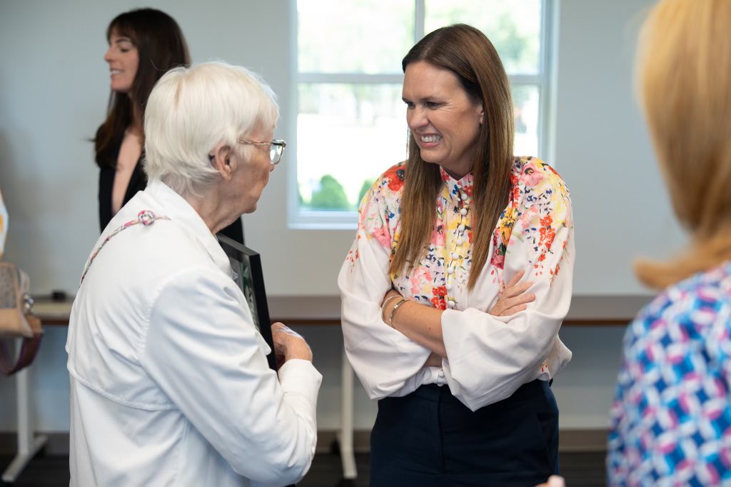 SarahHuckabee's tweet photo. We revived the Great Strides grant program to build more walking trails across Arkansas.
This week we awarded grants to seven small communities, that will make a big impact. We are making sure every corner of Arkansas is a great place to live and raise a family. https://t.co/7n1YGoKclQ
