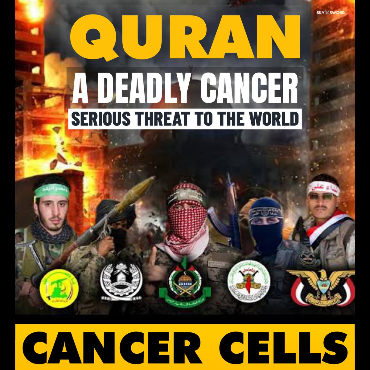 micgobis's tweet photo. @SuppressedNws Fuck you all satan of the Quran https://t.co/t1Ak5nCRkR
