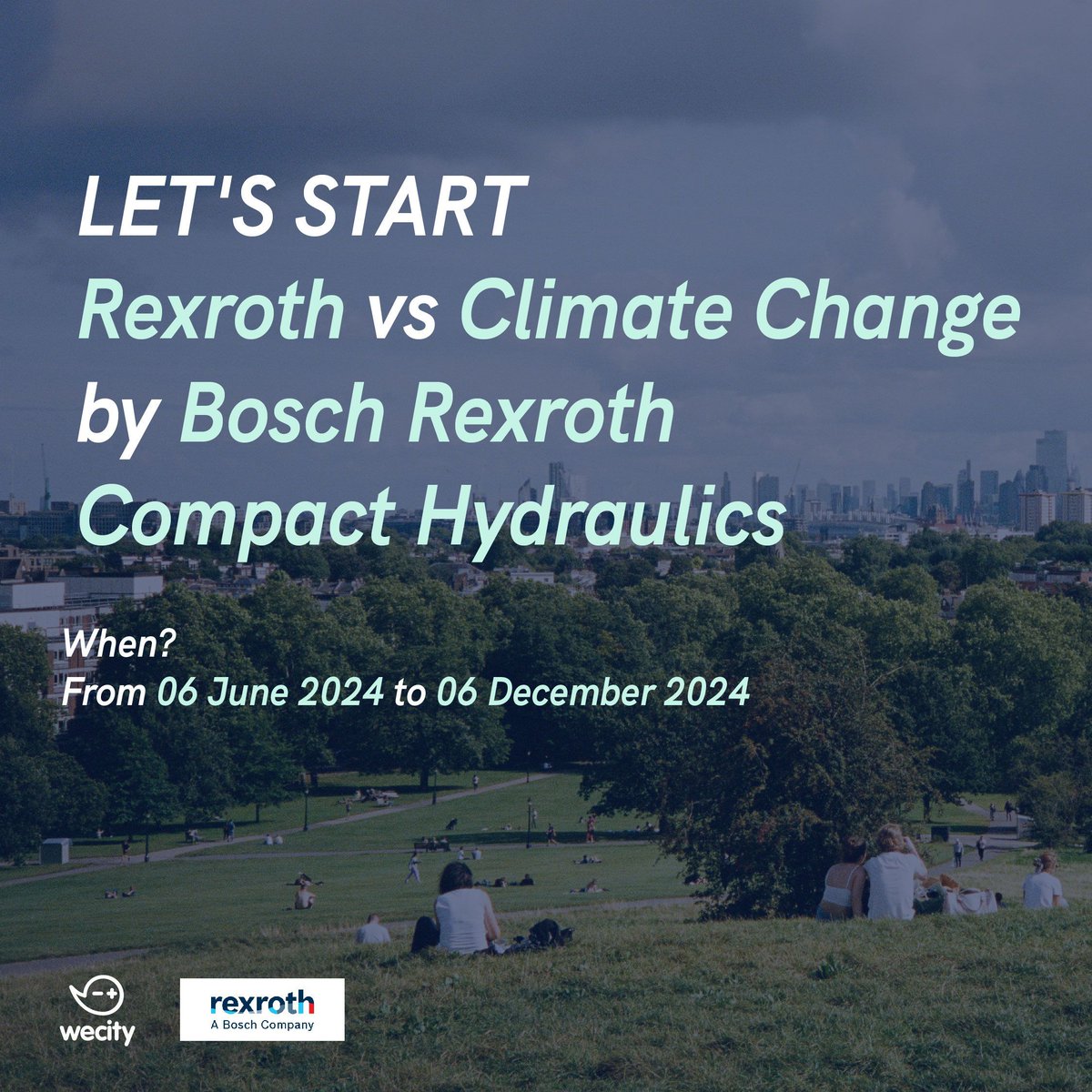 wecityit's tweet photo. 🌍🚶‍♂️🚲 Bosch Rexroth - Compact Hydraulics launches "Rexroth vs Climate Change"! From 06-06 to 06-12, Compact Hydraulics employees will adopt sustainable transport in 5 countries around the world. #WecityApp will monitor the CO2 saved in real time. 
🔗 https://t.co/Nqd572id2s https://t.co/77ZSl3B1Bn