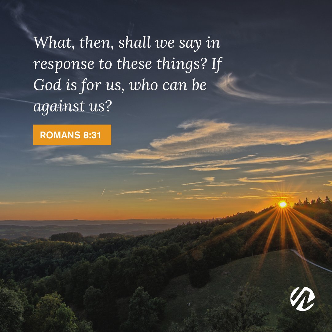 InternatMin's tweet image. “What, then, shall we say in response to these things? If God is for us, who can be against us?” - Romans 8:31

#BibleVerse #WeeklyScripture #VerseOfTheDay #InternationalMinistries