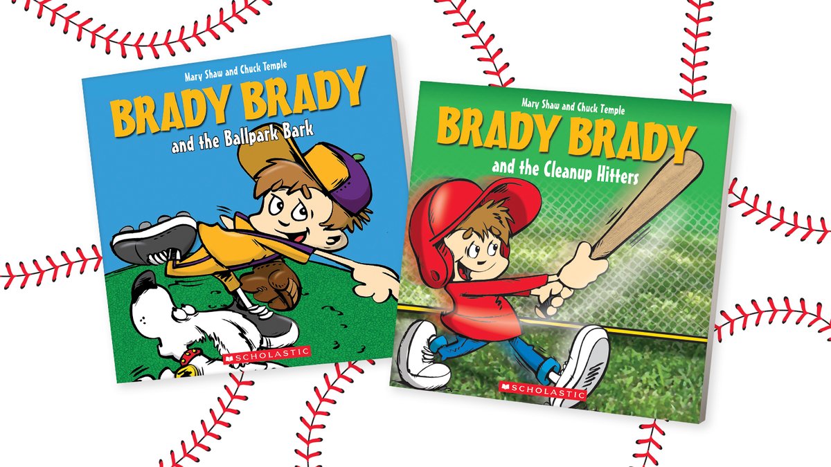 Batter-up! It’s baseball season and Brady Brady is ready to hit it out of the park! ⚾ ☀️ 

BRADY BRADY AND THE BALLPARK BARK 
BRADY BRADY AND THE AND THE CLEANUP HITTERS 

✍️ Mary Shaw
🎨 Chuck Temple 

⚾ 📖 🔗 bit.ly/4bDe5Lr