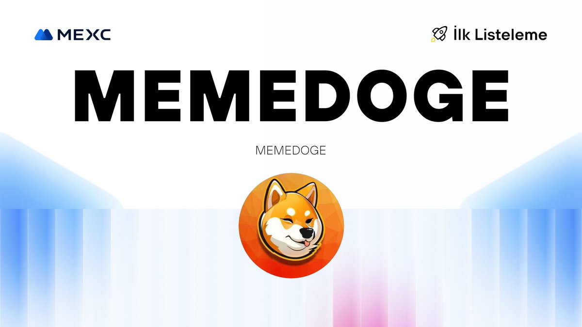MEXC_Topluluk's tweet photo. 🚀 @MEMEDOGEX #MEMEDOGE - Kickstarter Oylama Sonucu ve Listelenme Planı
🔁 #MEMEDOGE/USDT Alım Satımı: 12 Temmuz 2024 17.00
📌 Ayrıntılar: https://t.co/w28BREhZF8
#MEXCTürkiye #MXToken #MX #BTC https://t.co/mjRVzT8Nzs