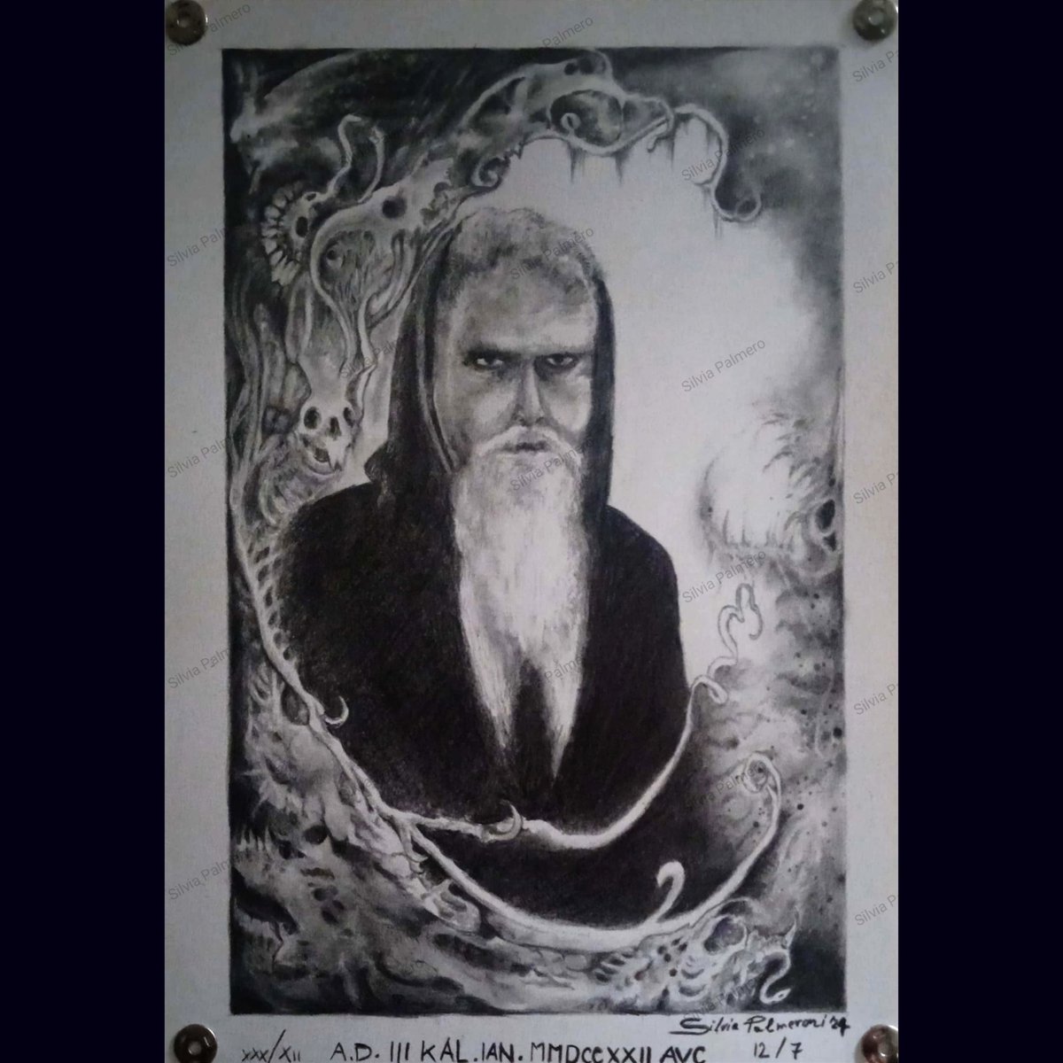 ArtPalmeroni's tweet photo. Paul Ledney's Unholy Potrait
12/07/2024
pencil HB, B, B2, B4 and B6 on paper
#darkart #darkartwok
#darkartist #darkness #lovecraftian #satanicart #HorrorArt #potrait #realism #blackandwhite #bw #pencilart #traditionalart #Profanatica #blackmetal #americanblackmetal #usbm https://t.co/3mqpbM2Bj0