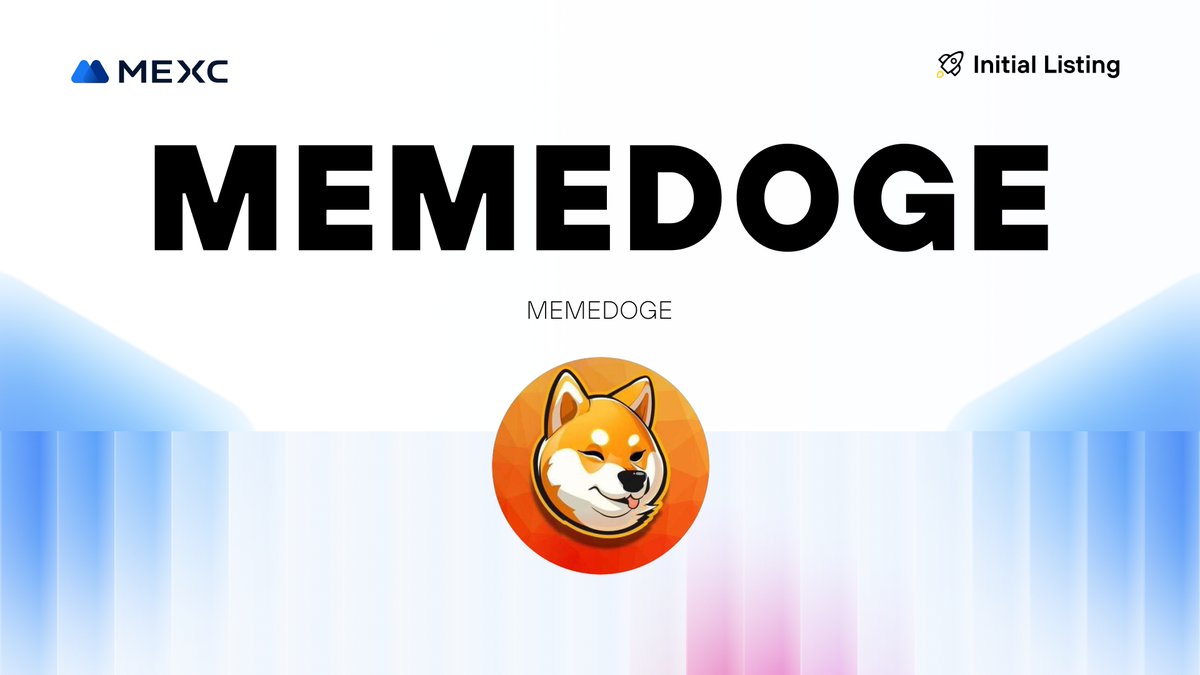 MEXC_Official's tweet image. We're thrilled to announce that the @MEMEDOGEX Kickstarter has concluded and #MEMEDOGE will be listed on #MEXC!
🔹Deposit: Opened
🔹MEMEDOGE/USDT Trading: 2024-07-12 14:00 (UTC)
Details: mexc.com/support/articl…