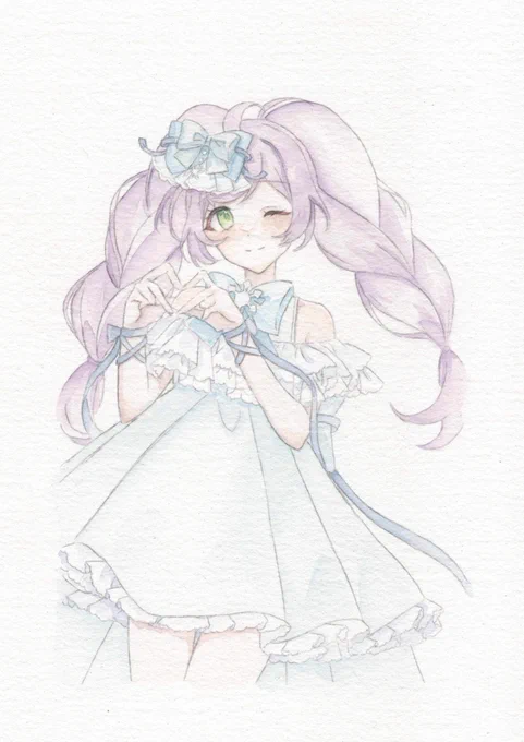 これは前にブーストのお礼用に描いたスノードレスらぁら