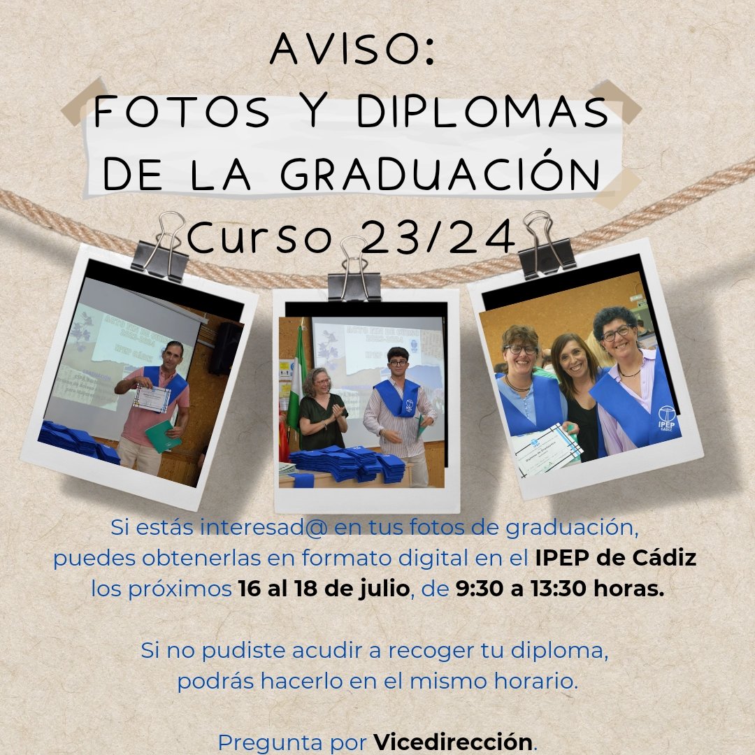 #fotos #diplomas #graduacion #ipepcadiz #educacionpermanente #educacion #cadiz
